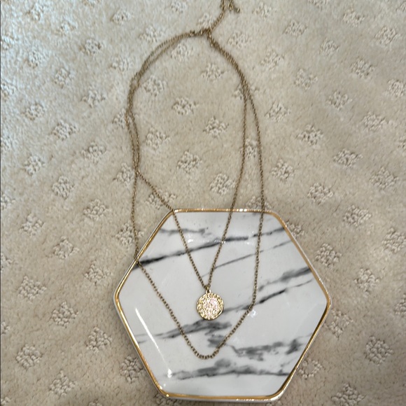 Gold Coin Pendant Necklace - Picture 3 of 5